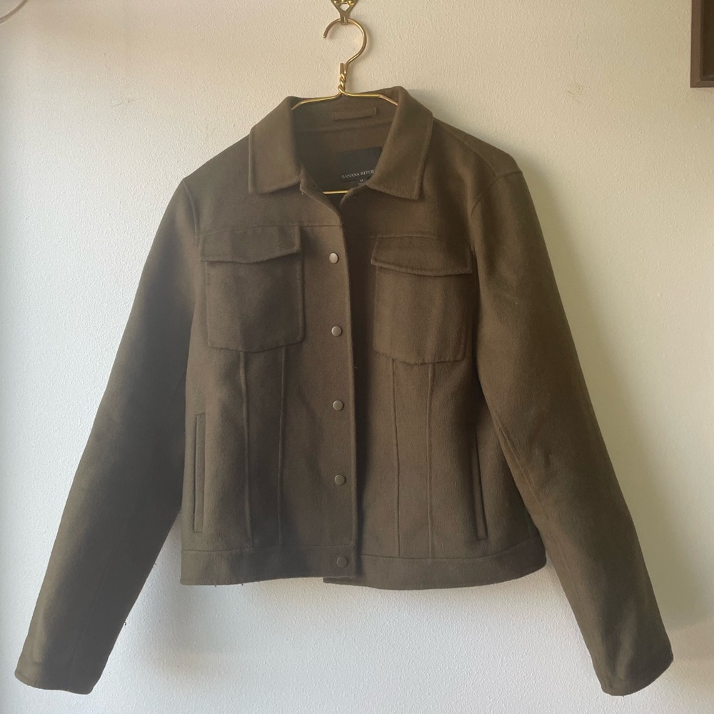 Banana Republic Olive Utility Jacket